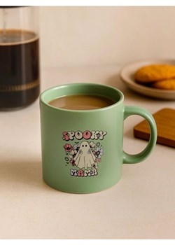 Sinsay - Ceramiczny kubek z uchem na Halloween - zielony ze sklepu Sinsay w kategorii Kubki - zdjęcie 186082362