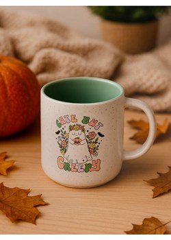 Sinsay - Ceramiczny kubek z uchem na Halloween - zielony ze sklepu Sinsay w kategorii Kubki - zdjęcie 186082373