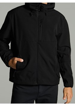 Sinsay - Kurtka softshell z kapturem - czarny ze sklepu Sinsay w kategorii Kurtki męskie - zdjęcie 186082464