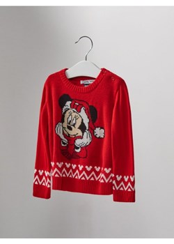 Sinsay - Sweter z nadrukiem Minnie Mouse - czerwony ze sklepu Sinsay w kategorii Bluzy i swetry - zdjęcie 186082564