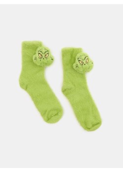 Sinsay - Skarpetki 2 pack Grinch - zielony ze sklepu Sinsay w kategorii Skarpetki damskie - zdjęcie 186082581