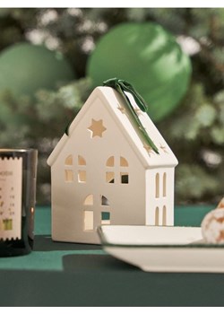 Sinsay - Świecznik z motywem świątecznym - zielony ze sklepu Sinsay w kategorii Świeczniki - zdjęcie 186083012