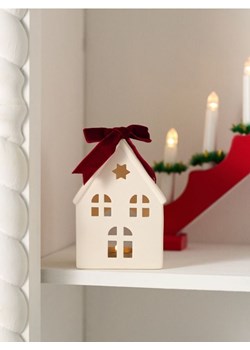 Sinsay - Świecznik z motywem świątecznym - bordowy ze sklepu Sinsay w kategorii Świeczniki - zdjęcie 186083013