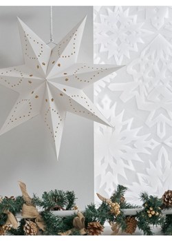 Sinsay - Dekoracja świąteczna w kształcie gwiazdy - biały - id: 554GF-00X - marki Sinsay - 186083082 Sinsay - Dekoracja świąteczna w kształcie gwiazdy - biały ze sklepu Sinsay w kategorii Dekoracje bożonarodzeniowe - zdjęcie 186083082