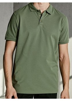 Sinsay - Koszulka polo - zielony ze sklepu Sinsay w kategorii T-shirty męskie - zdjęcie 186083084