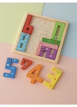 Sinsay - Drewniana układanka edukacyjna – nauka liczb - wielobarwny - id: 565HH-MLC - marki Sinsay - 186083123 Sinsay - Drewniana układanka edukacyjna – nauka liczb - wielobarwny ze sklepu Sinsay w kategorii Zabawki - zdjęcie 186083123