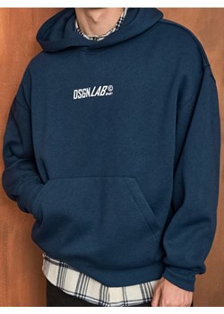 Sinsay - Bluza z kapturem - granatowy ze sklepu Sinsay w kategorii Bluzy męskie - zdjęcie 186083234