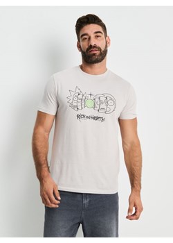 Sinsay - Koszulka z krótkim rękawem Rick & Morty - kremowy ze sklepu Sinsay w kategorii T-shirty męskie - zdjęcie 186083263