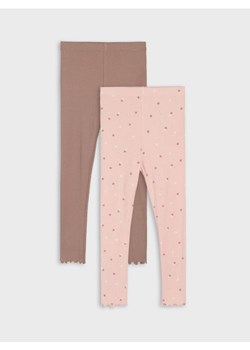 Sinsay - Prążkowane legginsy 2 pack - wielobarwny ze sklepu Sinsay w kategorii Spodnie dziewczęce - zdjęcie 186083280