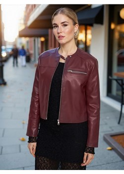 Sinsay - Kurtka biker z imitacją skóry - biały ze sklepu Sinsay w kategorii Kurtki damskie - zdjęcie 186083292