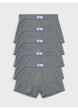 Sinsay - Bokserki 5 pack - szary - id: 732EL-90X - marki Sinsay - 186083493 Sinsay - Bokserki 5 pack - szary ze sklepu Sinsay w kategorii Majtki męskie - zdjęcie 186083493