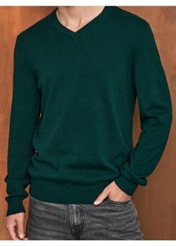 Sinsay - Sweter z dekoltem w serek - zielony ze sklepu Sinsay w kategorii Swetry męskie - zdjęcie 186083592