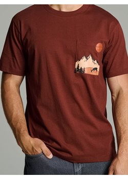 Sinsay - Koszulka z krótkim rękawem - czerwony ze sklepu Sinsay w kategorii T-shirty męskie - zdjęcie 186083733