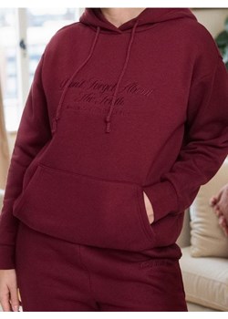 Sinsay - Bluza z kapturem i haftem - fioletowy ze sklepu Sinsay w kategorii Bluzy damskie - zdjęcie 186083750