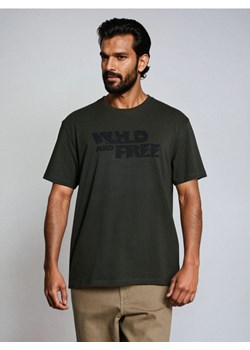 Sinsay - Koszulka z krótkim rękawem - zielony ze sklepu Sinsay w kategorii T-shirty męskie - zdjęcie 186083803