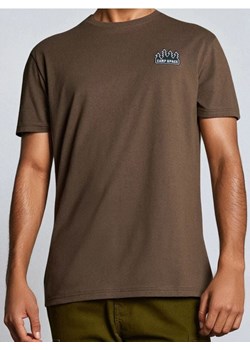 Sinsay - Koszulka z krótkim rękawem - brązowy ze sklepu Sinsay w kategorii T-shirty męskie - zdjęcie 186083811