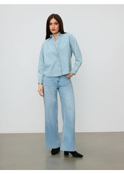 Sinsay - Jeansy wide leg - niebieski - id: 891EV-05J - marki Sinsay - 186083971 Sinsay - Jeansy wide leg - niebieski ze sklepu Sinsay w kategorii Jeansy damskie - zdjęcie 186083971