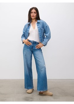 Sinsay - Jeansy wide leg - niebieski ze sklepu Sinsay w kategorii Jeansy damskie - zdjęcie 186083972