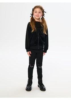 Sinsay - Legginsy z aplikacjami 3D - czarny ze sklepu Sinsay w kategorii Spodnie dziewczęce - zdjęcie 186084011