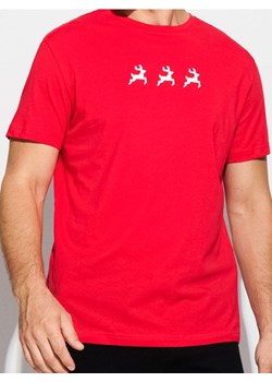 Sinsay - Koszulka z krótkim rękawem - czerwony ze sklepu Sinsay w kategorii T-shirty męskie - zdjęcie 186084012