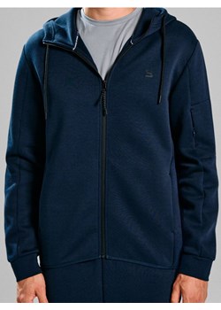 Sinsay - Rozpinana bluza z kapturem - granatowy ze sklepu Sinsay w kategorii Bluzy męskie - zdjęcie 186084024