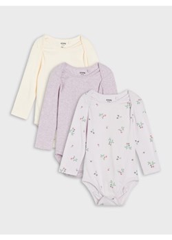 Sinsay - Body 3 pack - kremowy ze sklepu Sinsay w kategorii Odzież dla niemowląt - zdjęcie 186084050