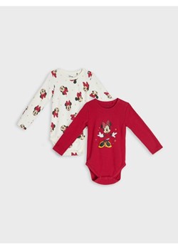 Sinsay - Body 2 pack Minnie Mouse - kremowy ze sklepu Sinsay w kategorii Odzież dla niemowląt - zdjęcie 186084061