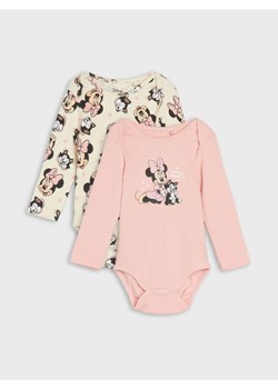 Sinsay - Body 2 pack Minnie Mouse - różowy ze sklepu Sinsay w kategorii Odzież dla niemowląt - zdjęcie 186084062