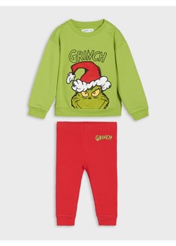 Sinsay - Komplet: bluza i legginsy Grinch - zielony - id: 925FW-76X - marki Sinsay - 186084100 Sinsay - Komplet: bluza i legginsy Grinch - zielony ze sklepu Sinsay w kategorii Odzież dla niemowląt - zdjęcie 186084100