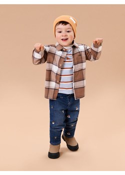 Sinsay - Bawełniana koszula w kratę - wielobarwny - id: 930FW-MLC - marki Sinsay - 186084124 Sinsay - Bawełniana koszula w kratę - wielobarwny ze sklepu Sinsay w kategorii Koszulki niemowlęce - zdjęcie 186084124