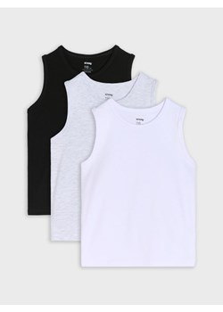 Sinsay - Podkoszulki 3 pack - biały ze sklepu Sinsay w kategorii T-shirty chłopięce - zdjęcie 186084171