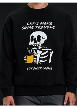 Sinsay - Bluza crewneck na Halloween - czarny ze sklepu Sinsay w kategorii Bluzy męskie - zdjęcie 186084173