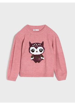 Sinsay - Sweter z cekinami - różowy ze sklepu Sinsay w kategorii Swetry dziewczęce - zdjęcie 186084282