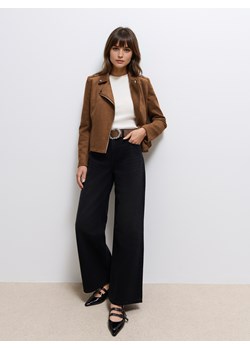 Mohito - Jeansy wide leg petite - czarny ze sklepu Mohito w kategorii Jeansy damskie - zdjęcie 186084802