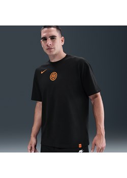 Męski T-shirt piłkarski Nike Total 90 Inter Mediolan - Czerń ze sklepu Nike poland w kategorii T-shirty męskie - zdjęcie 186085150