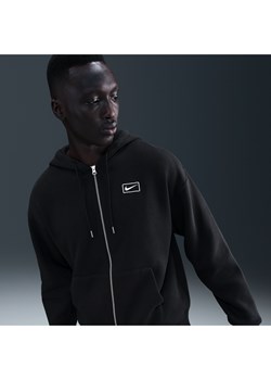 Męska bluza z kapturem i zamkiem na całej długości Nike Sportswear - Czerń ze sklepu Nike poland w kategorii Bluzy męskie - zdjęcie 186085170