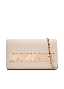 Torebka LOVE MOSCHINO JC4103PP0NKD0110 Écru ze sklepu eobuwie.pl w kategorii Kopertówki - zdjęcie 186086241