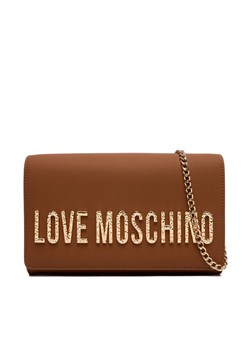 LOVE MOSCHINO Torebka JC4121PP0NKD020A Brązowy ze sklepu MODIVO w kategorii Kopertówki - zdjęcie 186086900