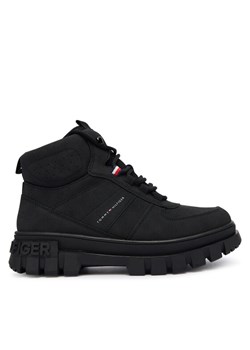 Tommy Hilfiger Trzewiki T3X5-34129-1696999 D Czarny ze sklepu MODIVO w kategorii Buty zimowe dziecięce - zdjęcie 186086933