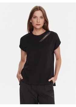 LOLA CASADEMUNT T-Shirt LF2515024 Czarny Regular Fit ze sklepu MODIVO w kategorii Bluzki damskie - zdjęcie 186086940