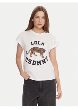LOLA CASADEMUNT T-Shirt LF2515001 Biały Regular Fit - id: 0000305841902 - marki Lola Casademunt - 186086960 LOLA CASADEMUNT T-Shirt LF2515001 Biały Regular Fit ze sklepu MODIVO w kategorii Bluzki damskie - zdjęcie 186086960
