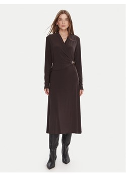 Joseph Ribkoff Sukienka koktajlowa 253235 Brązowy Slim Fit ze sklepu MODIVO w kategorii Sukienki - zdjęcie 186086963
