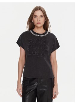 LOLA CASADEMUNT T-Shirt LF2515030 Szary Loose Fit ze sklepu MODIVO w kategorii Bluzki damskie - zdjęcie 186086973