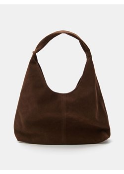 Sinsay - Torebka hobo na ramię - brązowy - id: 593EK-88X - marki Sinsay - 186090744 Sinsay - Torebka hobo na ramię - brązowy ze sklepu Sinsay w kategorii Torebki hobo - zdjęcie 186090744