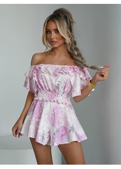 komplet paloma top + spódnico spodenki mielczarkowski polski produkt - pudrowy - id: 9329 - marki Mielczarkowski - 186091332 komplet paloma top + spódnico spodenki mielczarkowski polski produkt - pudrowy ze sklepu STYLOWO w kategorii Komplety i garnitury damskie - zdjęcie 186091332