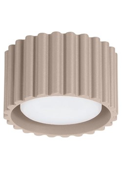 Minimalistyczny plafon sufitowy taupe F4-T14 ze sklepu Edinos.pl w kategorii Lampy sufitowe - zdjęcie 186093800
