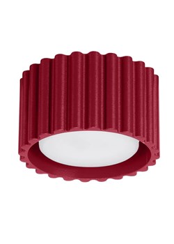 Okragły burgundowy plafon sufitowy L2-B31 ze sklepu Edinos.pl w kategorii Lampy sufitowe - zdjęcie 186093804