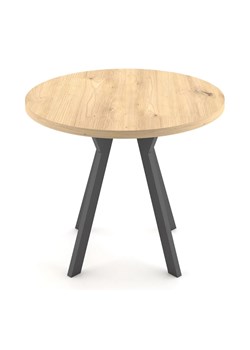 Rozkładany okrągły stół dąb artisan M8-Z12 ze sklepu Edinos.pl w kategorii Stoły - zdjęcie 186094014