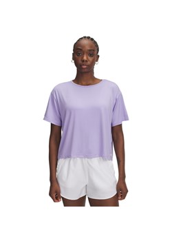 Damska koszulka treningowa Under Armour Motion SS - fioletowa ze sklepu Sportstylestory.com w kategorii Bluzki damskie - zdjęcie 186095212