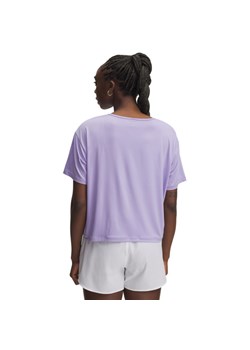 Damska koszulka treningowa Under Armour Motion SS - fioletowa ze sklepu Sportstylestory.com w kategorii Bluzki damskie - zdjęcie 186095213